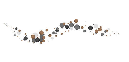 Multicolor confetti abstract background with a lot of falling pieces, isolated on a white background.