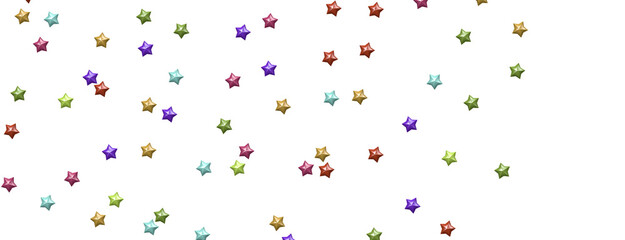 Stellar Symphony: Embark on a Visual Journey with 3D Colorful Stars Rain