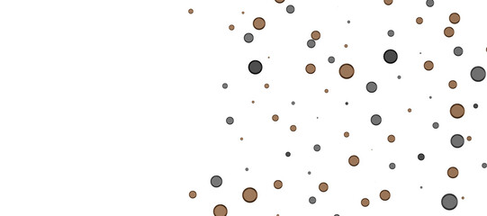 Joyful Deluge: Brilliant 3D Illustration Showcasing an Overflow of gold Confetti