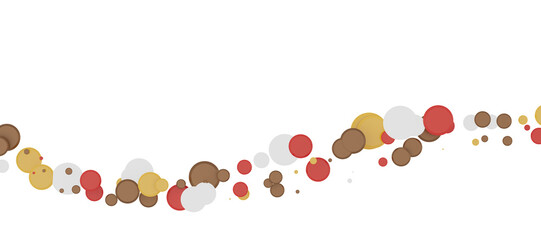 Confetti, paper triangle on the floor, fancy, colorful, celebration party