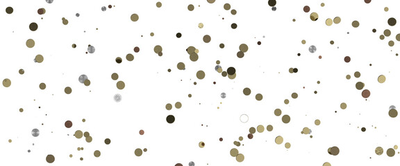 gold  Celebration: Captivating 3D Illustration of Shimmering gold Confetti