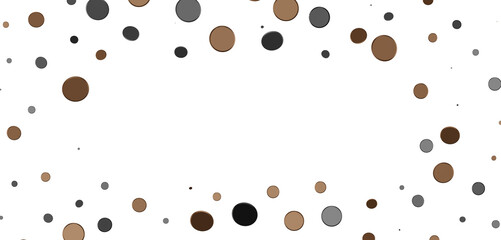  Multicolored confetti on white