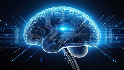 Digital Brain with Holographic Effects