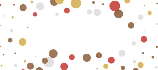 Multicolored paper confetti on transparent background. Realistic confetti flying. Colorful scattered items to holiday decorations.
