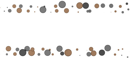 Multicolor confetti abstract background with a lot of falling pieces, isolated on a white background.