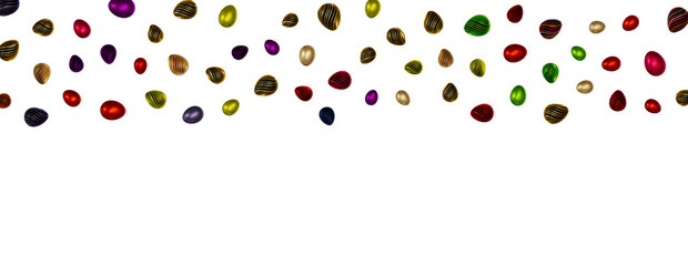 Perfect colorful handmade easter eggs