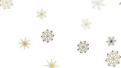 Snowflake Dance: Radiant 3D Illustration Showcasing Falling Christmas Snowflakes in Harmony