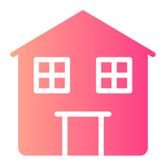 barn gradient icon