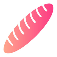 baguette gradient icon