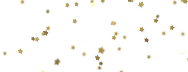 Shimmering Starry Christmas: Spectacular 3D Illustration Showcasing Falling Holiday Stars