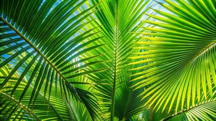 Obraz premium palm tree leaves