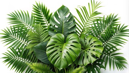 palm tree leaves