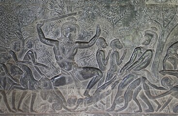 Gravure d'une histoire - Angkor Wat 