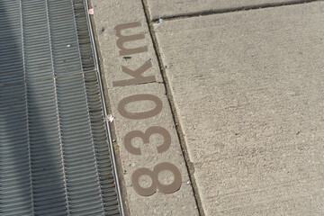 Fototapeta premium 830 km