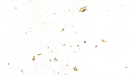 Golden Dreamscapes: Step Into a 3D Rainfall of Gleaming Stars