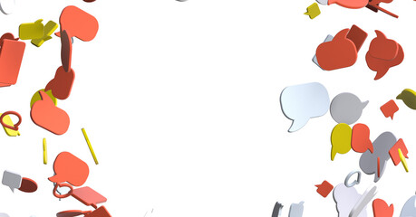 Network Communications with email symbol.