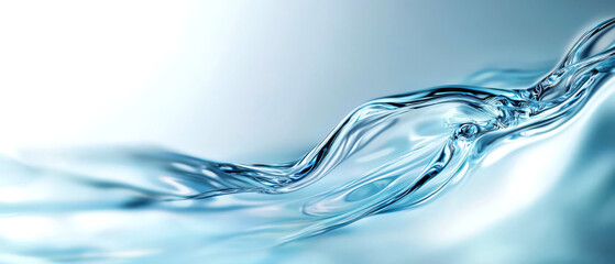 Fluid motion of crystal clear water natural, close up view beauty of nature