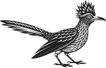 Obraz premium roadrunner bird vector illustration, printable design