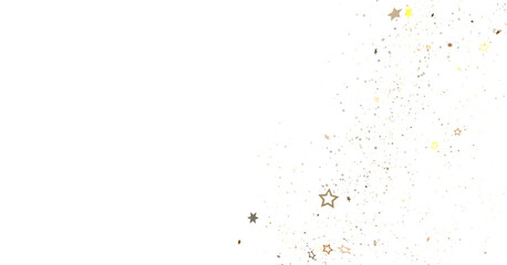 Abstract Golden Sparkles On Black Background