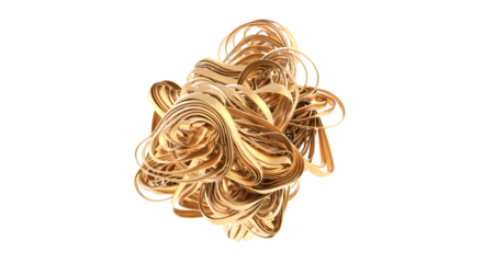 Shiny yellow leaf gold foil texture