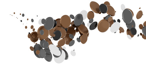  Sky confetti flying in the sky during Pride parade