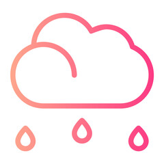 rain gradient icon