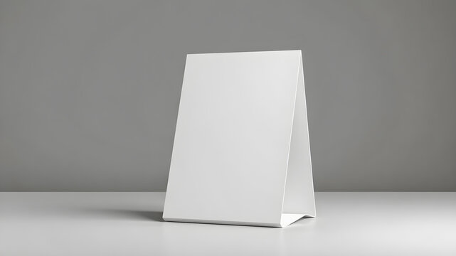 3D illustration Table Tent Mockups Blank