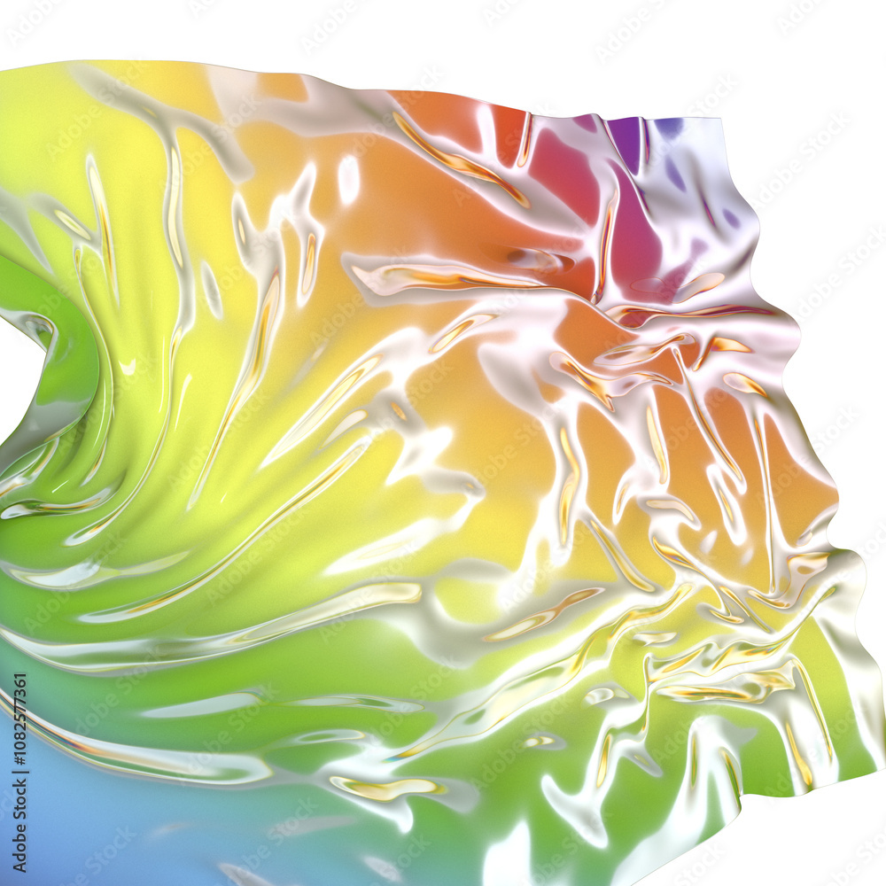 Aufkleber a symphony of holography: unleashing the magic of a 3d holographic display