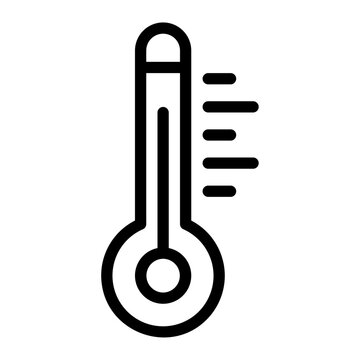 recommend clip art: thermometer line icon