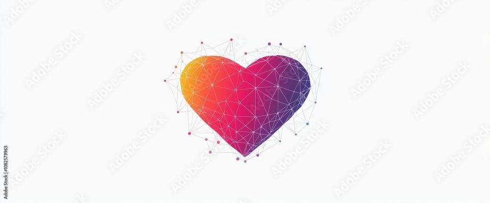 Poster geometric abstract background with connected dots and lines. molecular structure and communication. 