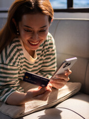 Engaging online shopping experience home lifestyle image indoor close-up consumer behavior