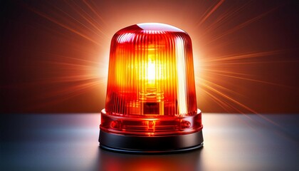 a flashing siren light emitting bright bursts typically used for emergency situations or to grab attention in urgent scenarios ideal for highlighting alerts or danger