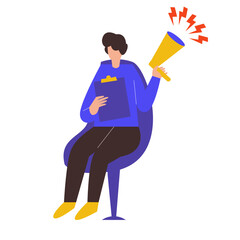 We Hiring of Professional Office Worker with illustration Designs