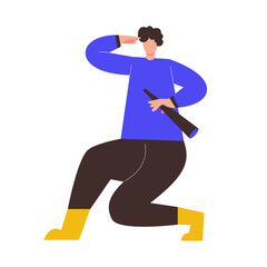 We Hiring of Professional Office Worker with illustration Designs