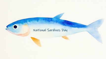 Obraz premium Celebrate National Sardines Day with Artistic Flair