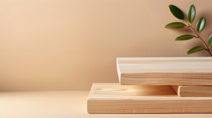 Wooden display stand