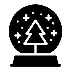snowball glyph icon