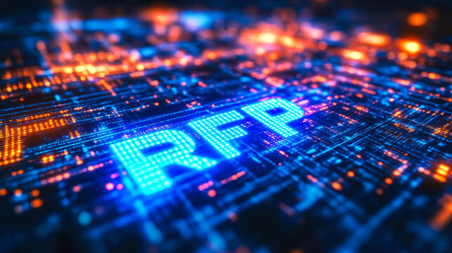 Digital Binary Code Matrix Forming RFP for Request for Proposal Concept