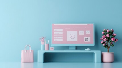 Fraud prevention dashboard, financial data security concept, 3D illustration