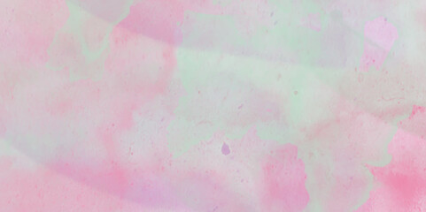 Watercolor background. Abstract pastel colors watercolor background. Light Azalea Pink Rough Abstract background design. Hand painted pink watercolor background with abstract fringe and bleed paint .