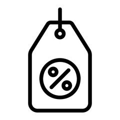 price tag line icon