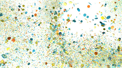 Abstract Colorful Confetti Explosion