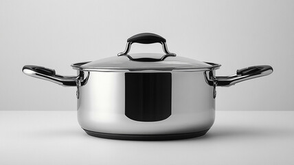  Iron Pot on White Background