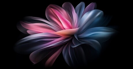 Fototapeta premium The color scheme is pink, lilac, purple, sphere background made up of lines and dots, particles., FUI element. geometric background from abstract molecules.