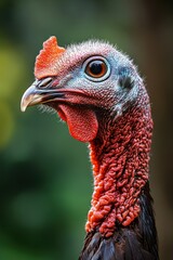 Turkey as thanksgiving holiday celebration element