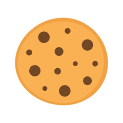 cartoon chocolate chip cookie