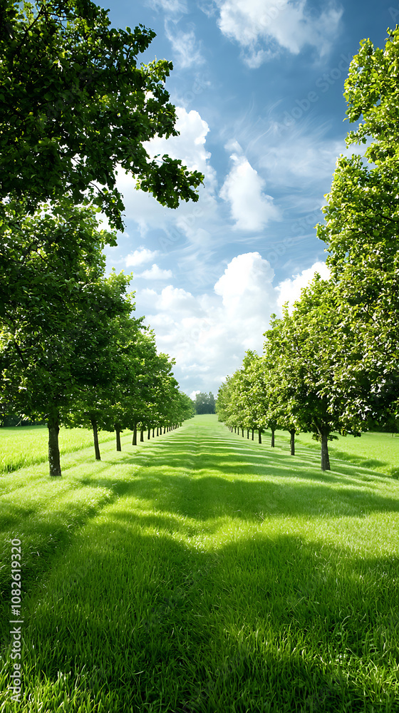 Canvas Prints Protecting nature the importance of native trees as windbreaks