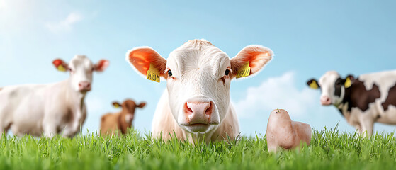 Fototapeta premium Protecting nature through sustainable livestock grazing practices