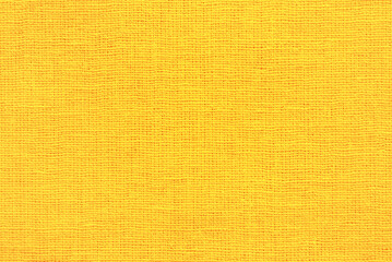 Linen fabric texture, yellow canvas texture as background
