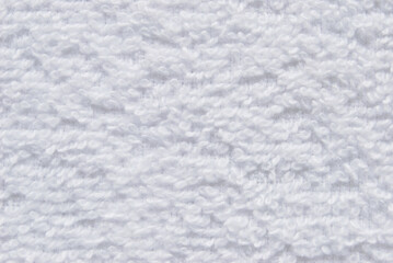 White soft towel cotton fabric texture as background